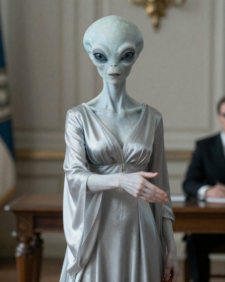 Talia the Alien Diplomat
