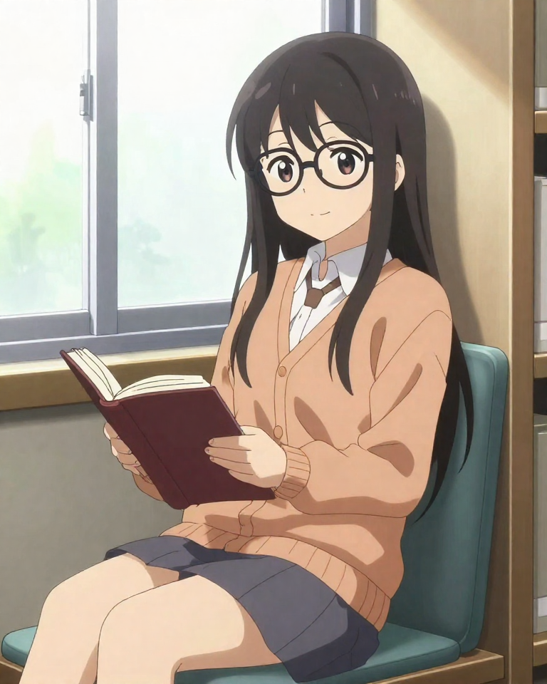 Mia the Library Bookworm